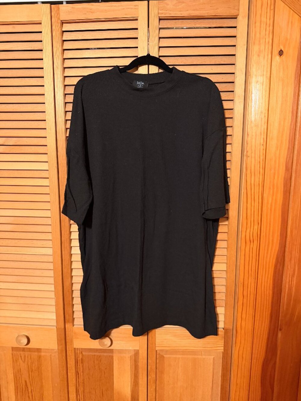 Dressed in Lala - Playsuit TOP ONLY - Black - Size XL